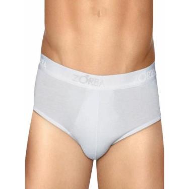 Imagem de Cueca Slip Zorba 0688 Masculina Modal T. P/GG, P, 001, Branco