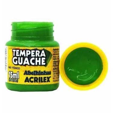 Imagem de Tinta Guache Acrilex 15 Ml Verde Folha Ref. 510