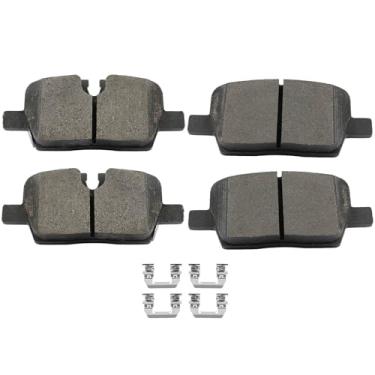 Imagem de SCITOO D2303 Conjuntos de pastilhas de freio de cerâmica traseiras com substituição de ferragens para Buick For Enclave, para Cadillac para CT5 | Para CT6 | Para XT5 | Para XT6, para Chevy For Blazer