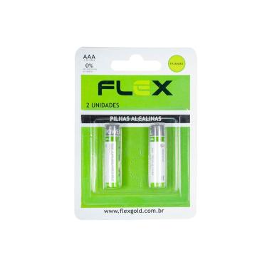 Imagem de Pilha Alcalina Aaa Flex 02 Unidades Fx-aaak2