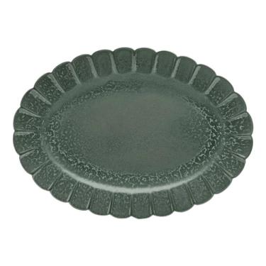 Imagem de Travessa Oval Em Porcelana Flora 41,5x29,5cm Oxford Hortênsia