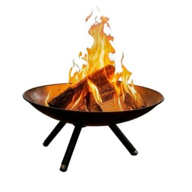 Imagem de Lareira Externa a Lenha Portátil Aço Rústico Dia dos Família(LAREIRA 55CM)