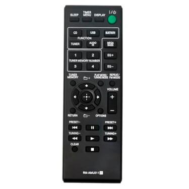 Imagem de RM-AMU211 Ajuste remoto substituído para Sony HCD-ECL77BT HCD-ECL99T MHC-ECL77BT MHC-ECL99BT Sistema de prateleira mini Hi-Fi música sem fio