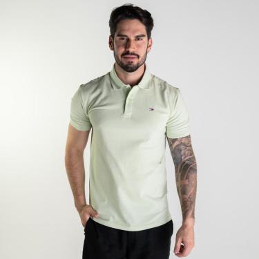 Imagem de Camisa Polo Tommy Jeans Verde-Masculino