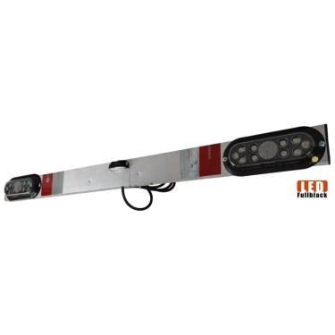 Imagem de Régua Sinalizadora Blindada Transbike Luz Led Cristal Cabo 7