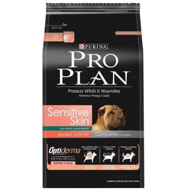 Imagem de Ração ProPlan Sensitive Skin Cães Filhotes Salmão Arroz 1kg - 1Kg