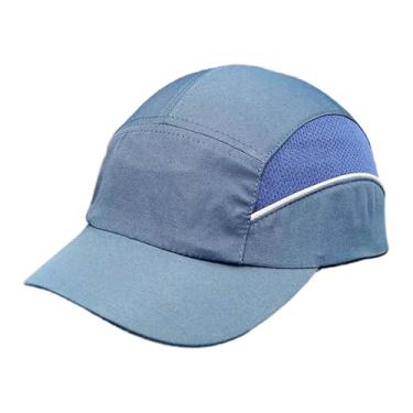 Imagem de KiBcsLic Boné de beisebol Bump Cap, versátil, à prova de choque, casual, chapéu de beisebol, chapéu para canteiro de obras, fábrica, academia ao ar livre, Azul-marinho
