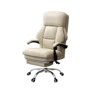 Imagem de Cadeira de jogos ergonômica reclinável cadeira de escritório ajustável para uso doméstico e chefe com cadeira de escritório confortável sentada longa