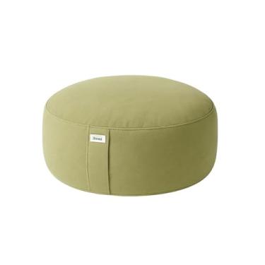 Imagem de Zenai - Zafu Almofada de Meditação | Ideal para Yoga, Postura e Mindfulness | Enchimento Reciclado e Capa Removível | Suporte Postural Confortável (Verde)