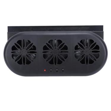 Imagem de Zhjvihx Cooler da Janela do Carro, Forte Versatilidade de Circulação de Fumaça de Fumaça Plugue USB Plug e Reproduzir Ventilador de Resfriamento de Ventilação de Ar para o Escritório (Preto)