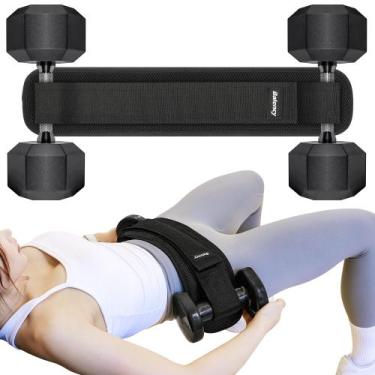 Imagem de Hip Thrust Belt Balency para halteres, academia pesada ou em casa