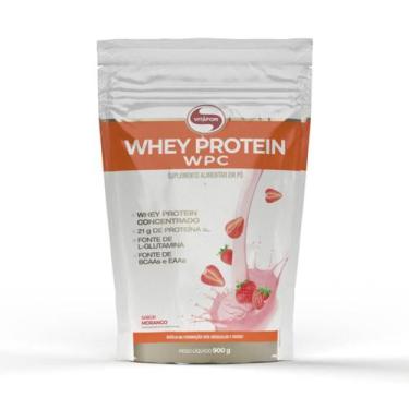 Imagem de Whey Protein WPC Sabor Morango 900g Vitafor