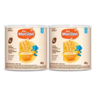 Imagem de Kit 2 Mucilon Cereal Infantil Sabor Arroz e Aveia a Partir de 6 Meses 