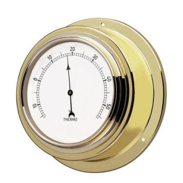 Imagem de Termômetro Naútico Dourado Incoterm