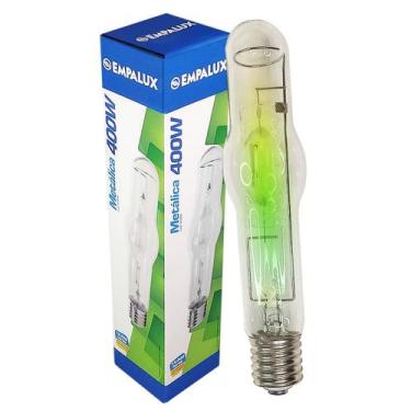 Imagem de Lâmpada Metálica Tubular Bt62 400W E40 Cor Verde - EMPALUX, 220V