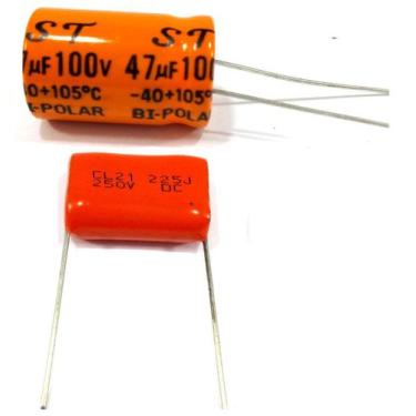 Imagem de 20 Capacitor Corneta 47x100 e 40 Capacitores Tweeter 2m2x250 - NTV