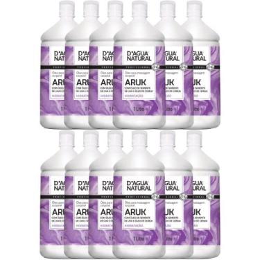 Imagem de 12UN Óleo Massagem Semente Uva Cereja 1LT D'agua Natural - D'Água Natu