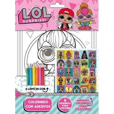 Imagem de Livro - LOL Surprise Colorindo com Adesivos