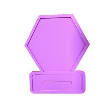 Imagem de R93 Molde de silicone PLACA PIX placa resina - confeitaria dos moldes
