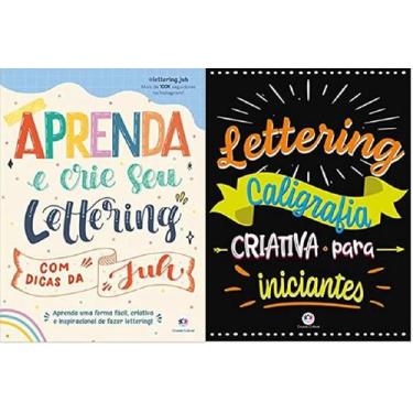Imagem de Kit 2 Livros Aprenda E Crie Seu Lettering Dicas Da Juh +