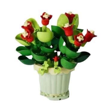 Imagem de Blocos de Construção DIY para Crianças - Flores Eternas para Montar - 