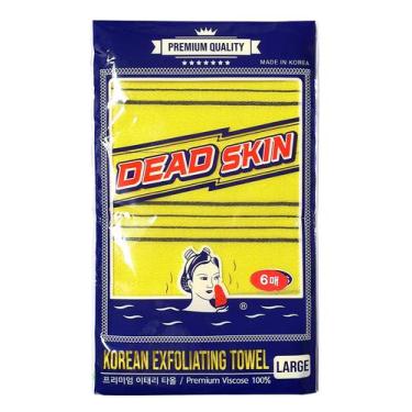 Imagem de Toalha esfoliante DEAD SKIN, toalha de banho profissional, 6 unidades