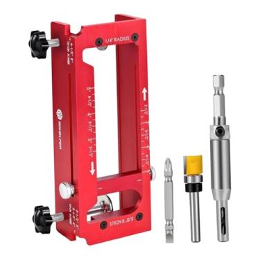 Imagem de Generic Kit de acessórios para montagem de dobradiças de porta, compacto, prático, versátil, fácil de instalar, kit de instalação de encaixe para dobradiças