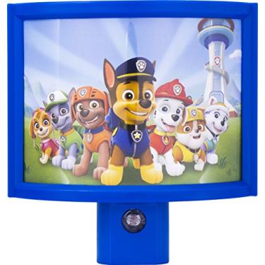 Imagem de Nickelodeon Patrulha Canina Luz noturna LED, plug-in, Marshall, Rocky, Scout, Skye, Ryder, Chase, presentes infantis, sensor crepúsculo ao amanhecer, ótimo para quarto, banheiro, berçário, sala de