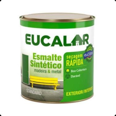 Imagem de Tinta Esmalte Eucalar Alumínio 1/4 - 900ml - EUCATEX