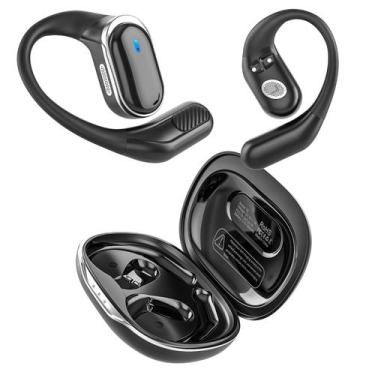 Imagem de Fones de ouvido sem fio TRAUSI Open Ear Bluetooth 5.3 50 horas de temp