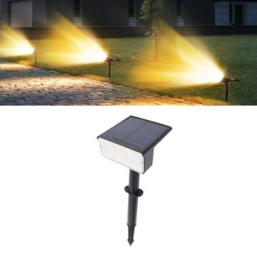Imagem de Refletor Solar, Luz Solar de Paisagem Com Bateria de 1500mAh para Jardim (Luz quente)