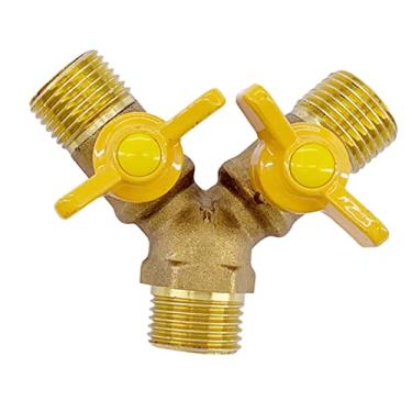 Imagem de Generic Válvula Controladora Do Adaptador Do Conector Y Da de Gás de 2 Vias