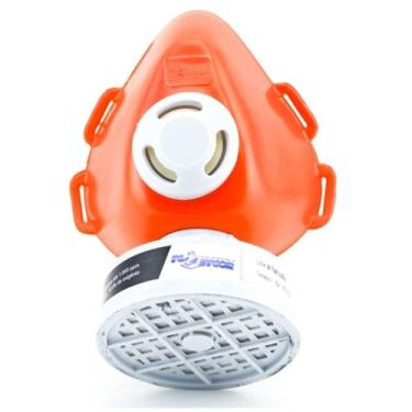 Imagem de Máscara Respirador Facial para 1 Filtro PLASTCOR