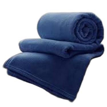 Imagem de Manta Jolitex Unicolor Azul Marinho Jolitex 1,80 X 2,20 M