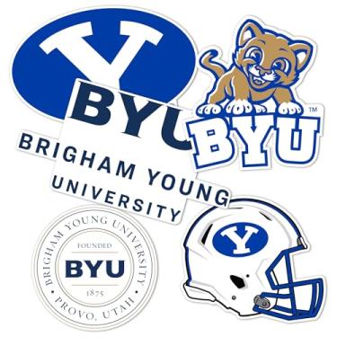 Imagem de Desert Cactus Brigham Young University Adesivo Cougars BYU Cougsr Decalques de Vinil Garrafa de Água Carro Folha de Scrapbook T2 (Tipo 2-3)
