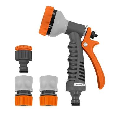 Imagem de Conjunto Para Irrigação Com Engates Rápidos E Hidropistola 4 Peças - Tramontina