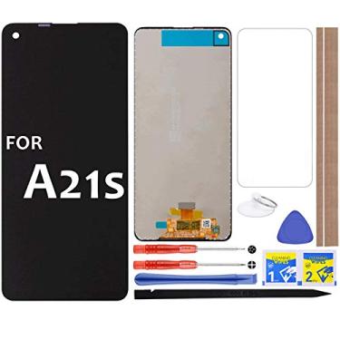 Imagem de Tela LCD A21S Substituição Touch Digitalizador Display Assembléia 6,5 polegadas (preto) para Samsung Galaxy A21S 2020 A217 SM-A217F/DS A217F A217M