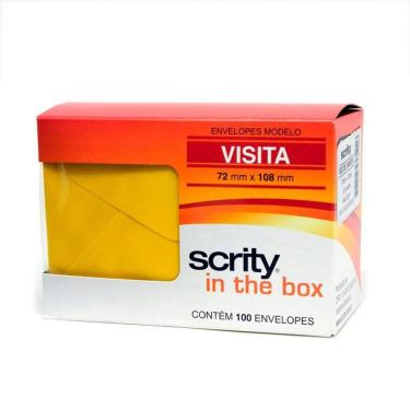 Imagem de Envelope Color Plus Rio de Janeiro 72x108mm 100und Scrity