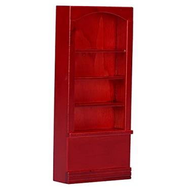 Imagem de KIMISS 1:12 Dollouse Miniatura de Madeira - Redwood Color Dollhouse Furniture para 'Role -Play e Decoração