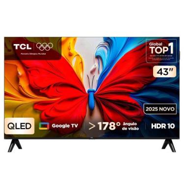 Imagem de Smart TV TCL 43 Polegadas Full HD QLED S5K WiFi Bluetooth Google TV 2 