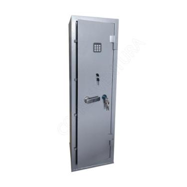 Imagem de Cofre Digital para 05 armas longas 130x38 Linha B - Ventura, Cinza com