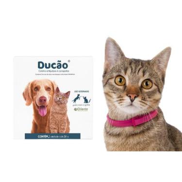Imagem de Coleira Veterinária Ducão Contra Pulgas e Carrapatos Pet - mimos pet