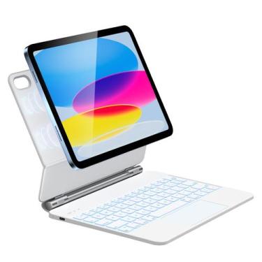 Imagem de Capa de teclado HOU para iPad A16 11/10 10,9" com trackpad