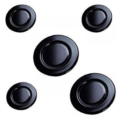 Imagem de Kit Espalhador Tampa Para Fogão Continental 5 Bocas - Fc5ib