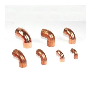 Imagem de WWECCQIJ Diâmetro interno de 38 mm x 1,5 mm de espessura Scoket Weld Copper End Feed 90 graus Acoplador de cotovelo encaixe de encanamento água gás óleo