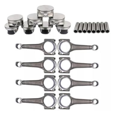 Imagem de Flynsu Kit de substituição de biela de pistões de motor Hemi 5.7 para Chrysler 300 Jeep Grand Cherokee Dodge Charger Challenger Ram 1500 2500 3500 peça nº 53022257AE 53022258AD