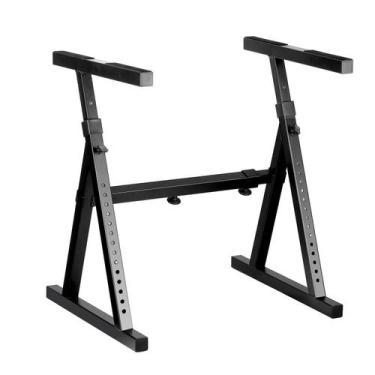 Imagem de Estante formato "Z" p/ teclado,piano,case,mesa de som,c/ajuste de altu