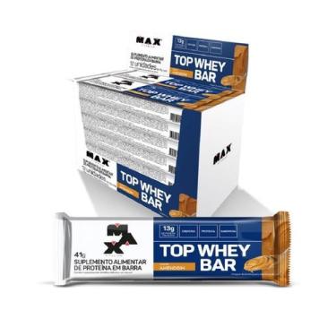 Imagem de Top Whey Bar (Display 12 unid. 41g) - Sabor: Amendoim - Max Titanium