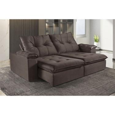 Imagem de Sofa Retratil e Reclinavel 5 Lugares M-194 2,90m Molas Ensacadas Pillow Top Estofados Martins