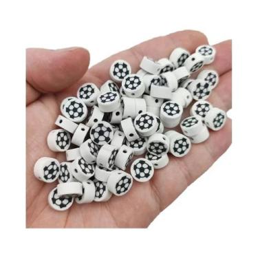 Imagem de Miçangas De Argila Polimérica Mista 50-100pcs Flores Frutas Estrelas B